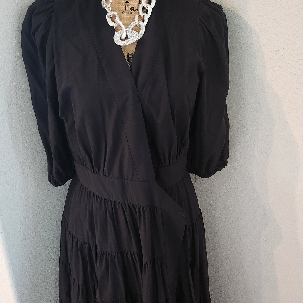 Gibson Latimer Black Long Sleeve Dress